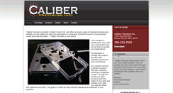 Desktop Screenshot of caliberprecision.com
